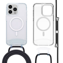 Coque MagSafe avec cordon amovible iPhone 15 Pro Max Transparent imoshion