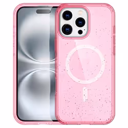 Coque Sparkle avec MagSafe iPhone 16 Pro Paillettes Rose imoshion