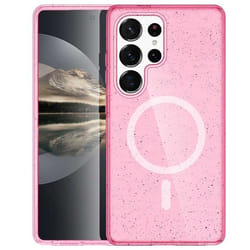 Coque Sparkle avec MagSafe Samsung Galaxy S24 Ultra Paillettes Rose imoshion