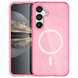 Coque Sparkle avec MagSafe Samsung Galaxy S25 Paillettes Rose imoshion