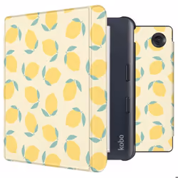 Design Slim Hard Sleepcover avec support Kobo Libra Colour / Tolino Vision Color Citrus Dream imoshion