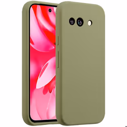 Coque Liquid Silicone Google Pixel 9a Cooper Green Accezz