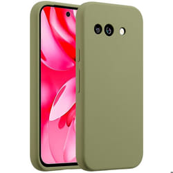 Coque Liquid Silicone Google Pixel 9a Cooper Green Accezz