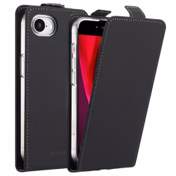 Accezz SH00081567, Folio porte carte, Apple, Apple iPhone 16e, 15,5 cm (6.1"), Noir