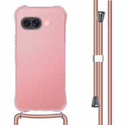 Coque Google Pixel 9a avec cordon Rose dorée imoshion