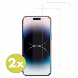 Accezz SH00081698, Apple, Apple iPhone 16 Plus, Apple iPhone 15 Pro Max, Apple iPhone 15 Plus, Transparent, 2 pièce(s)