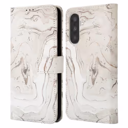 Étui de téléphone portefeuille Design Samsung Galaxy A56 Sandy Marble imoshion