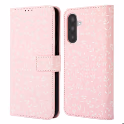 Étui de téléphone portefeuille Design Samsung Galaxy A56 Pink Bazaar Flowers imoshion