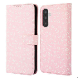 Étui de téléphone portefeuille Design Samsung Galaxy A56 Pink Bazaar Flowers imoshion