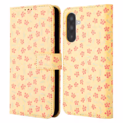 Étui de téléphone portefeuille Design Samsung Galaxy A56 Sunny Yellow Petite Flowers imoshion
