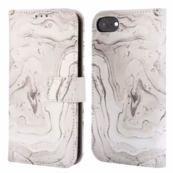 Étui de téléphone portefeuille Design iPhone 16e Sandy Marble imoshion