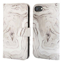 Étui de téléphone portefeuille Design iPhone 16e Sandy Marble imoshion