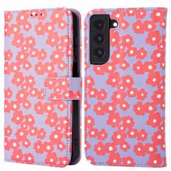 Étui de téléphone portefeuille Design Samsung Galaxy S22 Dusty Rose Blossoms imoshion