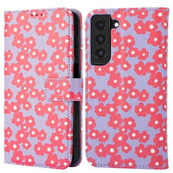 Étui de téléphone portefeuille Design Samsung Galaxy S22 Dusty Rose Blossoms imoshion