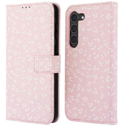 Étui de téléphone portefeuille Design Samsung Galaxy S23 Pink Bazaar Flowers imoshion
