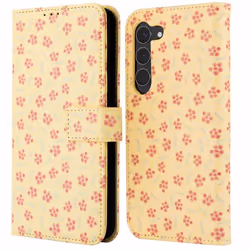 Étui de téléphone portefeuille Design Samsung Galaxy S23 Sunny Yellow Petite Flowers imoshion