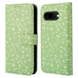 Étui de téléphone portefeuille Design Google Pixel 9a Green Flowers imoshion