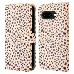 Étui de téléphone portefeuille Design Google Pixel 9a Black And White Dots imoshion