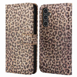 Étui de téléphone portefeuille Design Samsung Galaxy A55 Leopard Mood imoshion