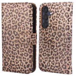 Étui de téléphone portefeuille Design Samsung Galaxy S25 Leopard Mood imoshion