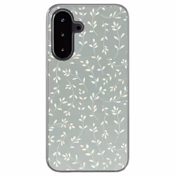 Coque design Samsung Galaxy A56 Smoke Green Flowers imoshion