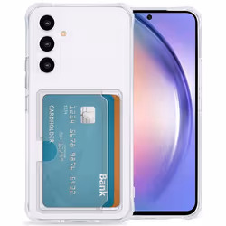 Coque silicone avec porte-cartes Samsung Galaxy A54 (5G) Transparent imoshion