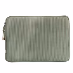 Pochette ordinateur Corduroy 15-16 pouces Pistache Cream Selencia