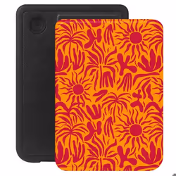 Selencia Vivid Bookcase voor de Kobo Clara Colour / Clara BW - Tropical Vibes Apricot