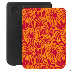 Selencia Vivid Bookcase voor de Kobo Clara Colour / Clara BW - Tropical Vibes Apricot