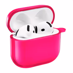 Coque Néon AirPods 4 Case Rose Fluo imoshion