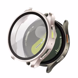 Coque rigide à couVerture complète Samsung Galaxy Watch 7 40 mm Lumière Stellaire imoshion