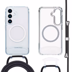 Coque MagSafe avec cordon amovible Samsung Galaxy S24 / S25 Transparent imoshion