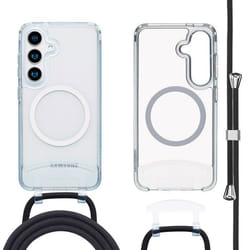 Coque MagSafe avec cordon amovible Samsung Galaxy S24 / S25 Transparent imoshion
