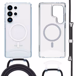 Coque MagSafe avec cordon amovible Samsung Galaxy S24 Ultra / S25 Ultra Transparent imoshion