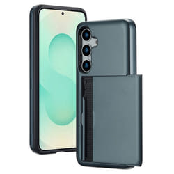 Coque arrière avec porte-cartes Samsung Galaxy S25 Plus Bleu foncé imoshion
