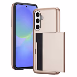 Coque arrière avec porte-cartes Samsung Galaxy A36 / A56 Rose Gold imoshion