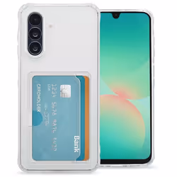 Coque silicone avec porte-cartes Samsung Galaxy A26 Transparent imoshion
