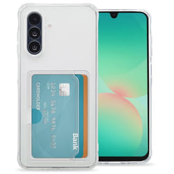 Coque silicone avec porte-cartes Samsung Galaxy A26 Transparent imoshion