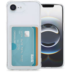 Coque silicone avec porte-cartes iPhone 16e Transparent imoshion