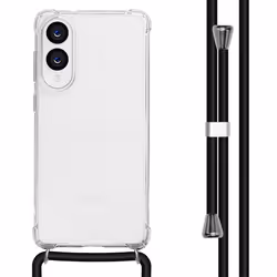 Coque Samsung Galaxy S25 Edge avec cordon Noir imoshion