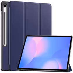 Coque tablette Trifold Samsung Galaxy Tab S10 FE Plus Bleu foncé imoshion