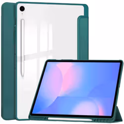 Coque tablette rigide Trifold Samsung Galaxy Tab S10 FE Plus Vert imoshion
