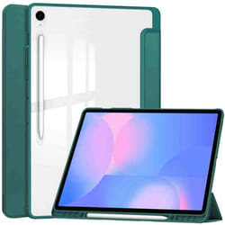 Coque tablette rigide Trifold Samsung Galaxy Tab S10 FE Plus Vert imoshion