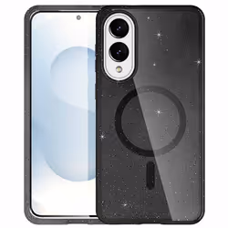 Coque Pailletée avec MagSafe Samsung Galaxy S25 Edge Noir imoshion