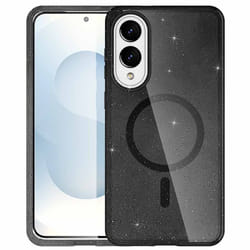 Coque Pailletée avec MagSafe Samsung Galaxy S25 Edge Noir imoshion