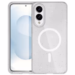 Coque Pailletée avec MagSafe Samsung Galaxy S25 Edge Transparent imoshion