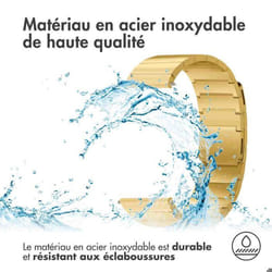 Bracelet magnétique en acier Samsung Galaxy Watch 7 (40/44mm) - Doré