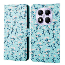 Étui de téléphone portefeuille Design Xiaomi Redmi Note 14 Pro (4G) Blue Flowers imoshion
