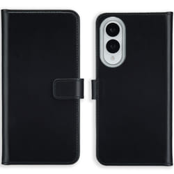 Selencia SH00085199 Folio Galaxy S25 Edge cuir Noir