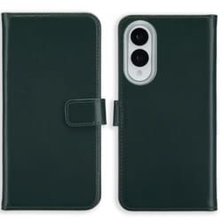 Selencia SH00085202 Folio Galaxy S25 Edge cuir Vert